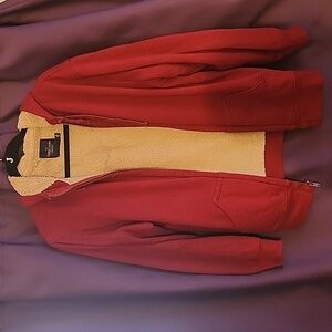 Burgundy Zip-Up Hoodie